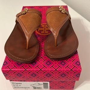Brown Tori Burch Sandals